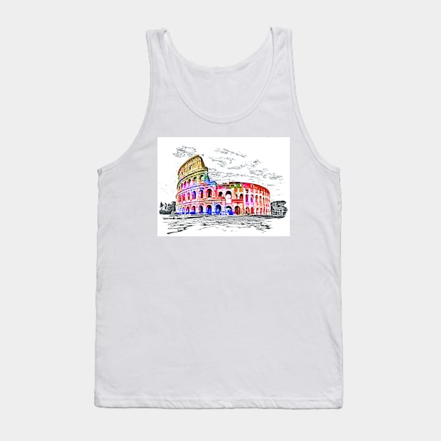 Colosseum Tank Top by danieljanda